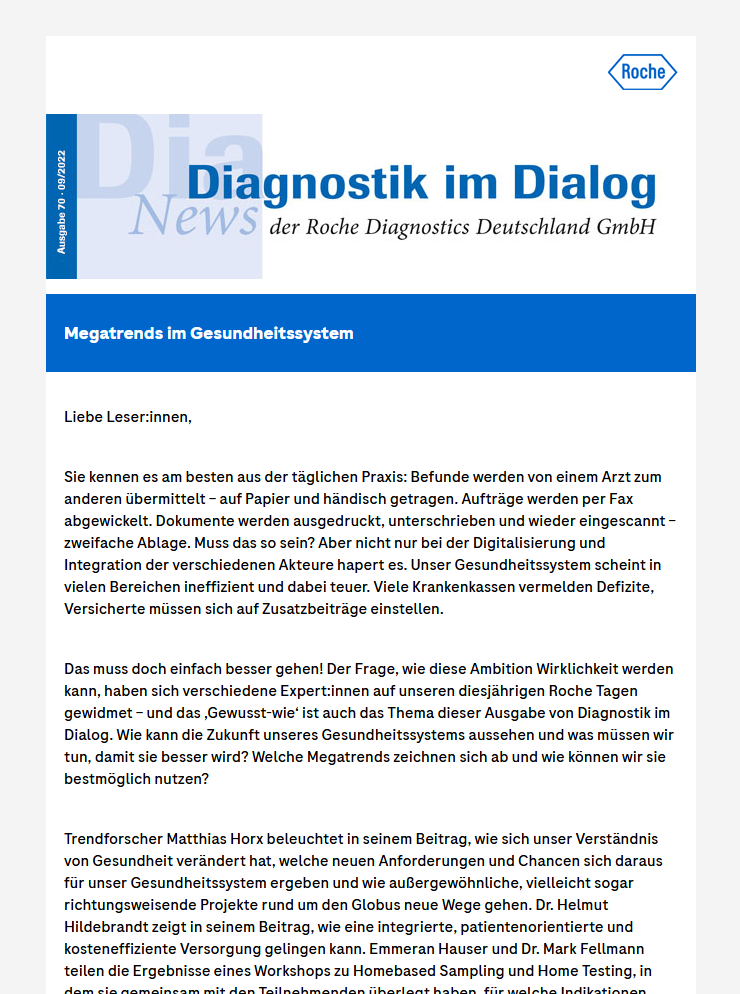 Roche: Diagnostik im Dialog
