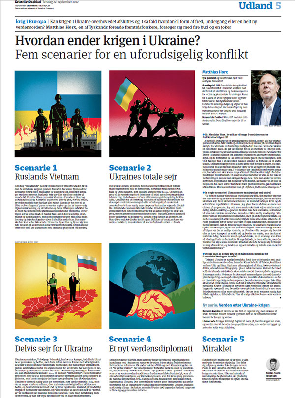 Kristeligt Dagblad: Hvordan ender krigen i Urkaine?